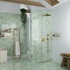 Apollo Tile Silken 3.94 in. x 3.94 in. Glossy Green Ceramic Square Wall and Floor Tile 5.38 sq. ft./case, 50PK CRE88MNT44A